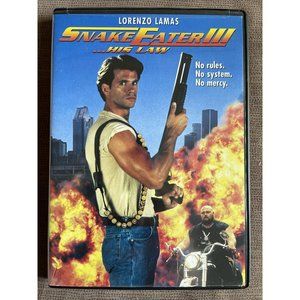 Snake Eater III - DVD 1992 Lion's Gate Lorenzo Lamas, Tracy Cook, RARE OOP HTF 3